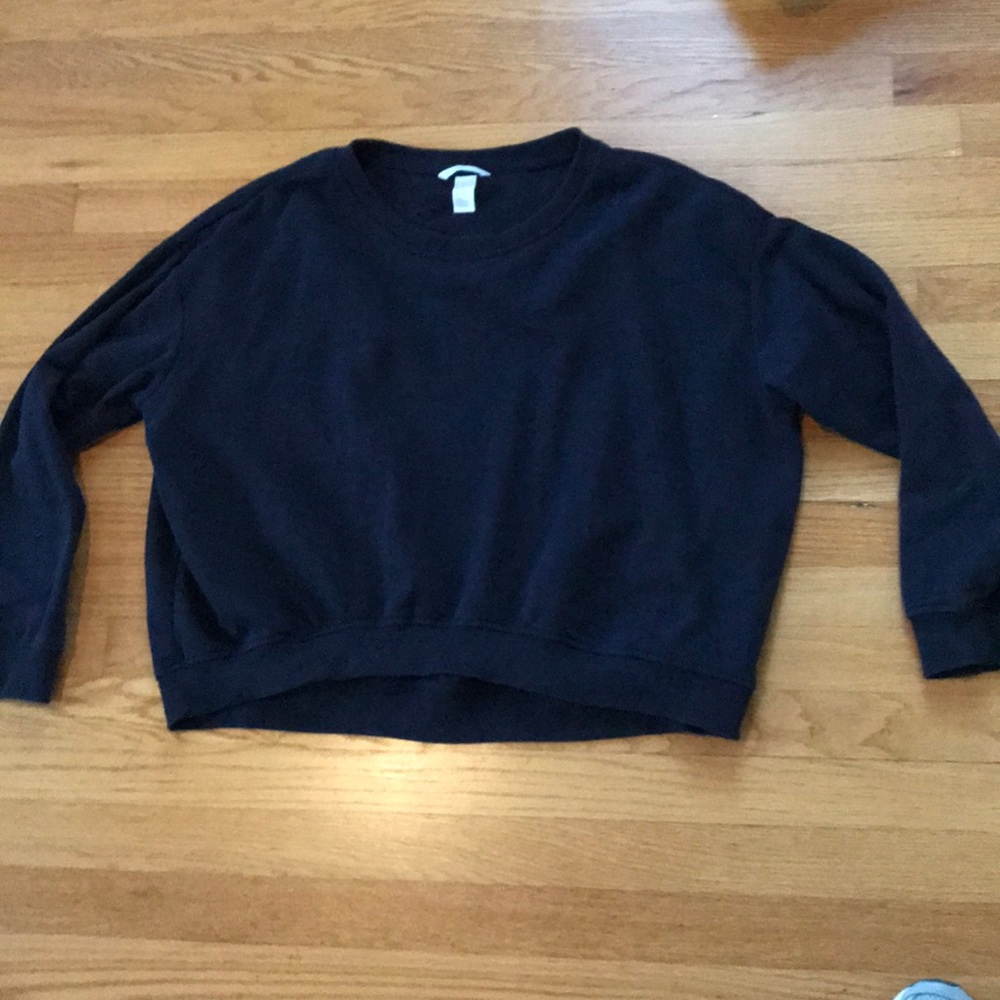 Lightweight navy over sized sweatshirt